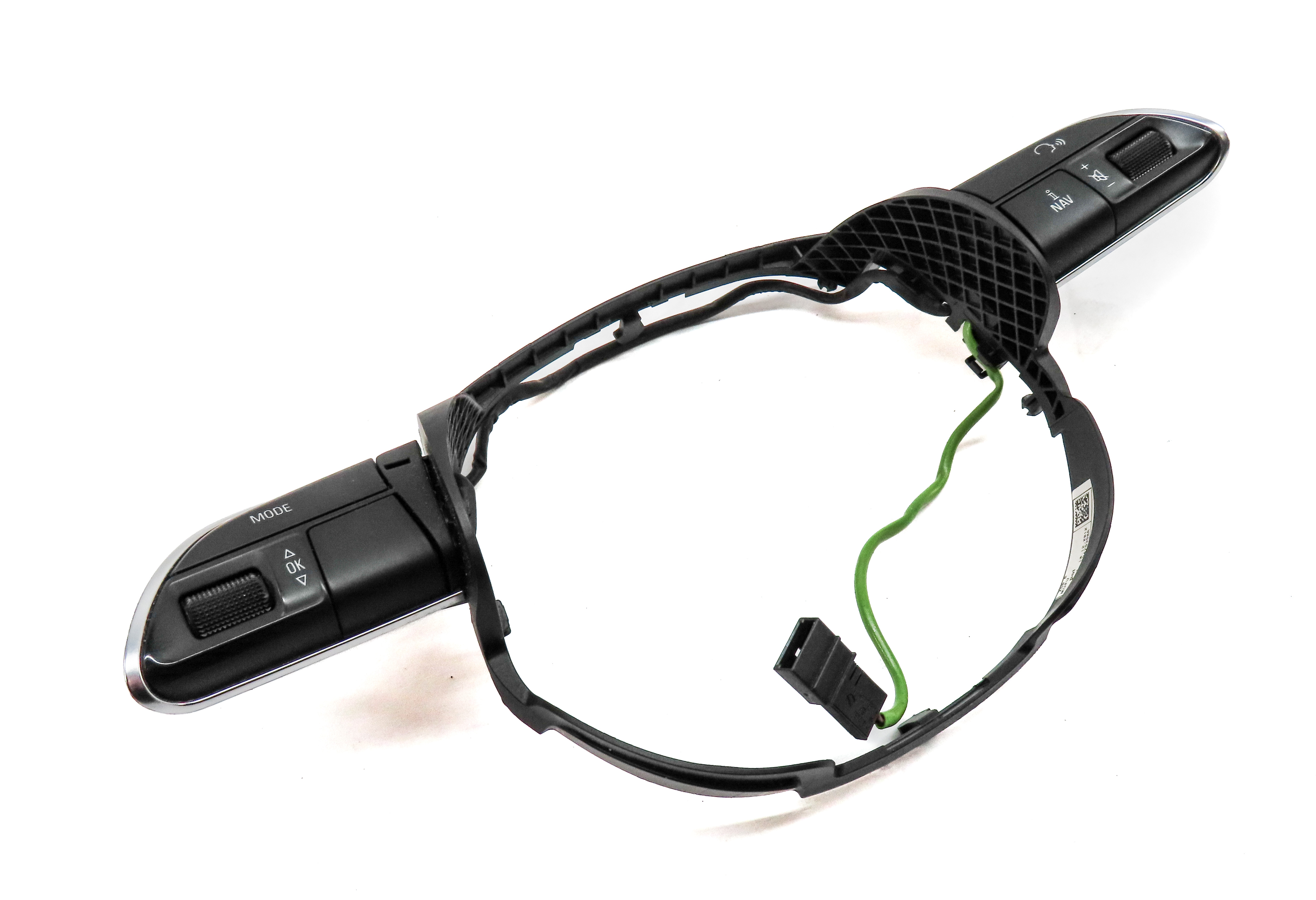2013 AUDI A4 (B8 8K) STEERING WHEEL MEDIA NAVI PHONE CONTROL SWITCHES w/TRIM — exact item pictured